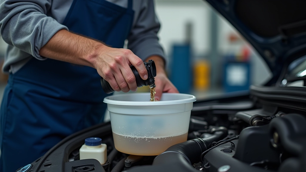 Complete radiator flush and system cleaning service